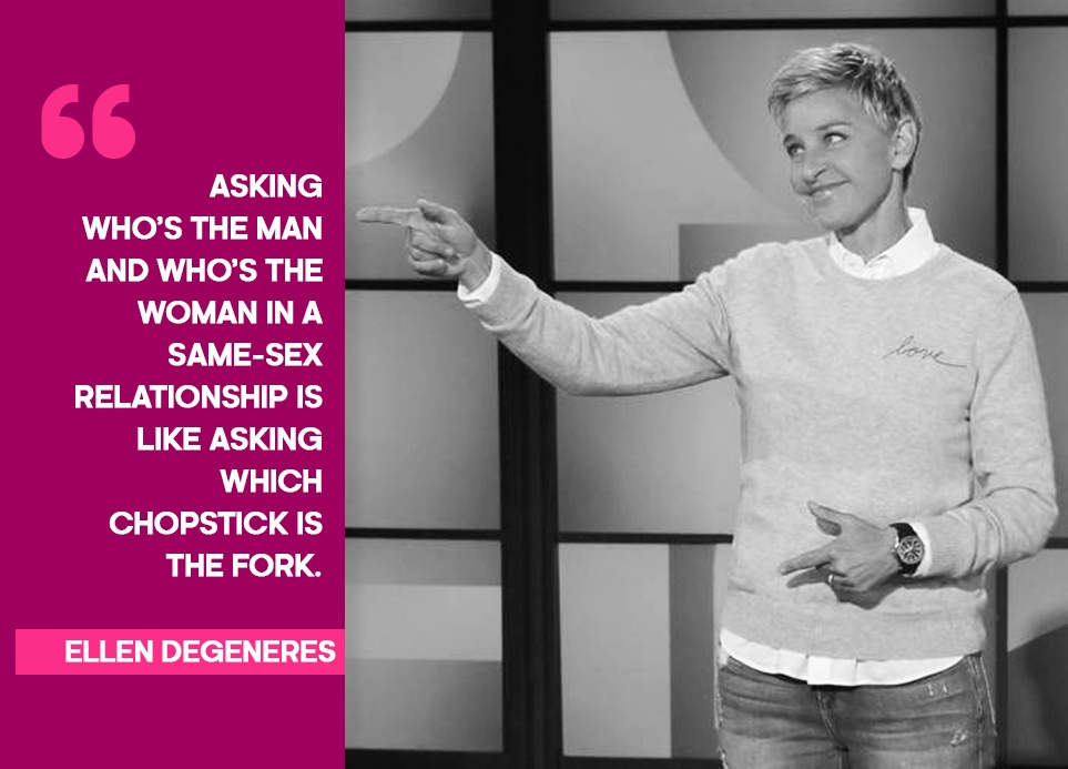 picture of Ellen Degeneres quote