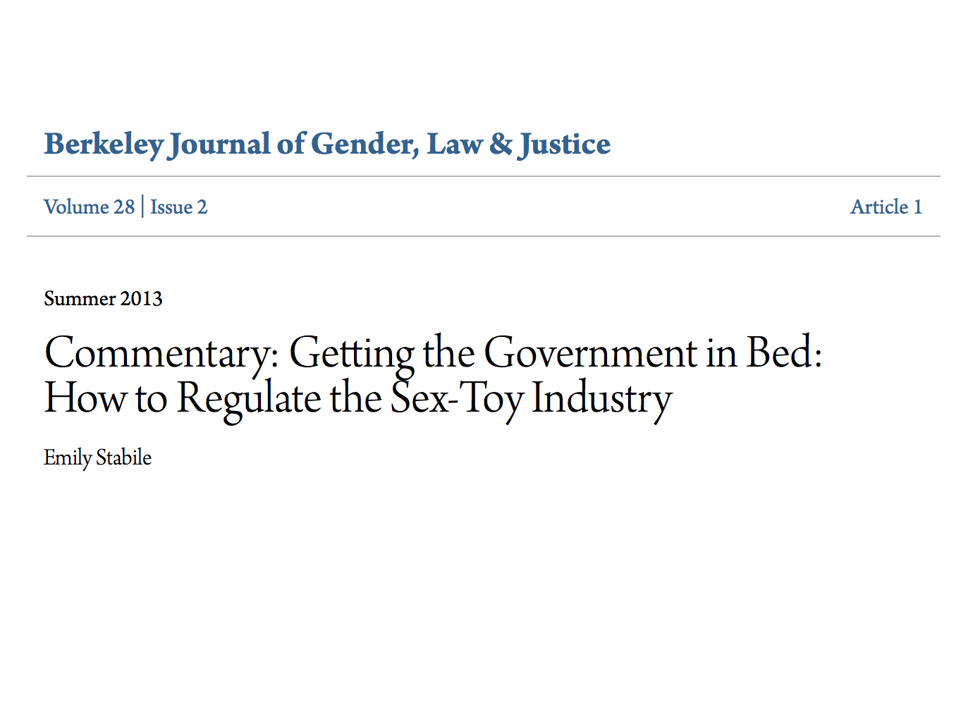 how to regulate sex toy industry
